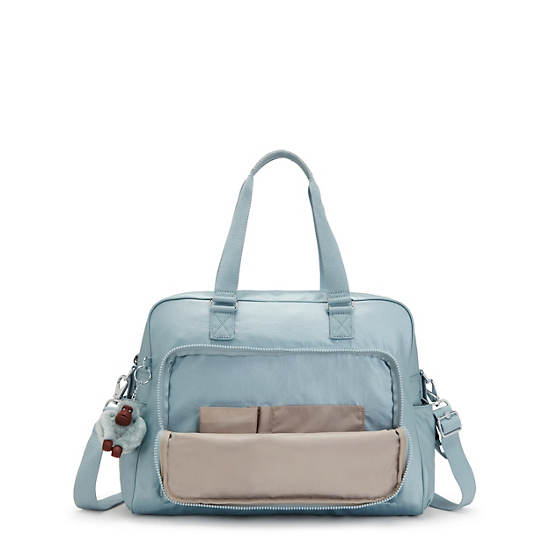 Kipling Alanna Metallic Diaper Bag Tassen Turquoise | België 1974MQ